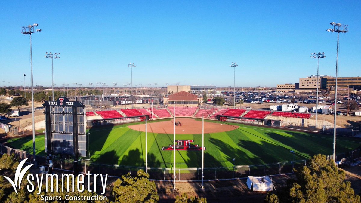 The #RedRaiders will be enjoying their home field advantage this season! 🥎 @TexasTechSB selected @Symmetry_Sports to install a premier @AstroTurfUSA Diamond Series synthetic turf system in the outfield. 😎 #WreckEm #SymmetryDifference @TexasTech