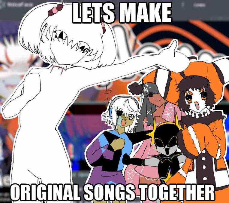 VoiceFace_Team's tweet photo. After several months of holding onto this amazing image.. we can finally post it. Let's make original songs together, gang! #voiceface https://t.co/2UI0IwFLjH