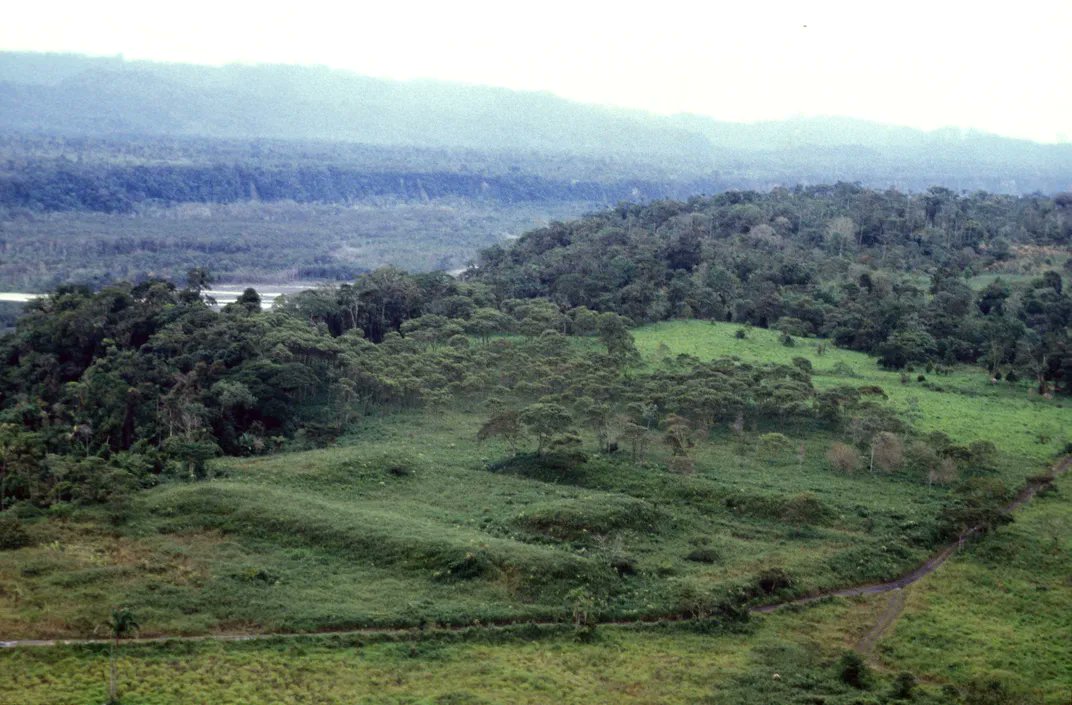 ill_Scholar's tweet photo. NEW ANCIENT CIVILIZATION JUST DROPPED 🧭

It has long been theorized there was a large civilization in the Amazon. Francisco De Orellana's Expedition wrote of it in 1542. 

Breaking Down the Discovery and Significance in this Archaeology Thread 🧵