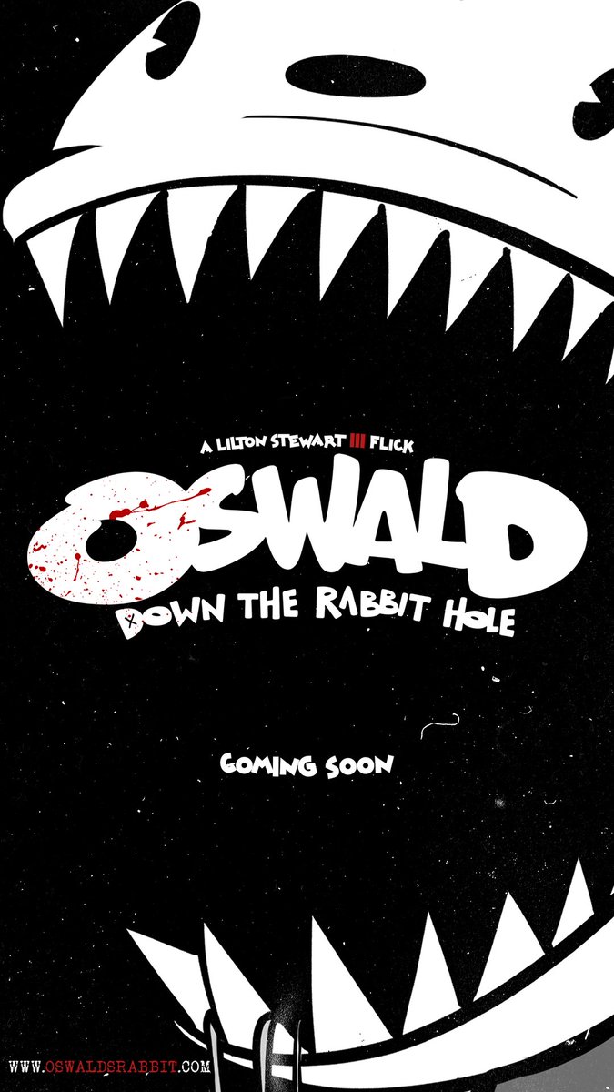 The rabbit is out of the hat! The new horror adventure, Oswald: Down The Rabbit Hole, is on the way! 🐇

#OswaldMovie #DownTheRabbitHole #HorrorFilm #MovieRelease #HorrorCinema #FilmPress #SpookyStory #DarkFantasy #CreepyCinema #OswaldHorror #HorrorFlick #RabbitHoleJourney