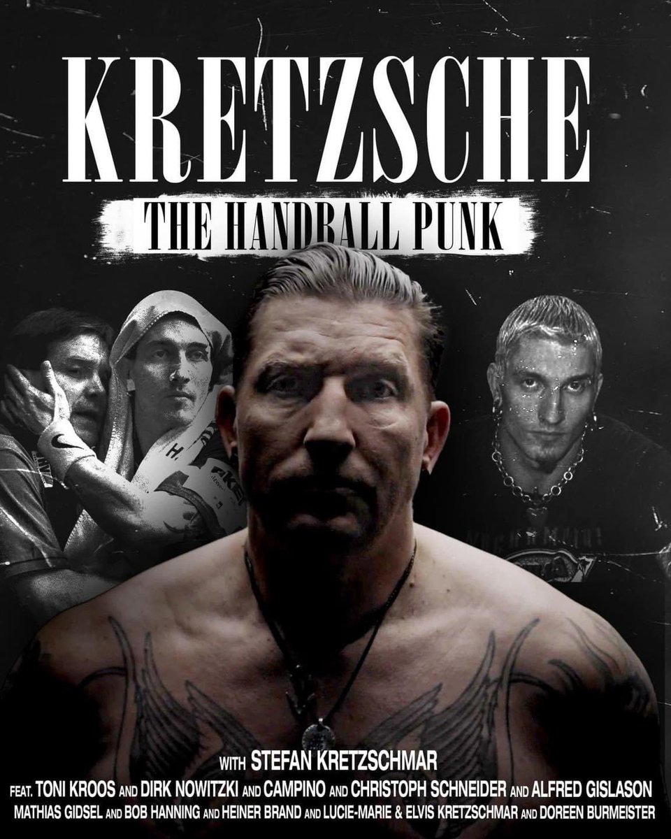 Christoph Schneider will be part of a 55 minute documentary about handball legend and friend Stephan Kretzschmar Watch here: youtube.com/watch?v=l9x2qK… @73Kretzschmar