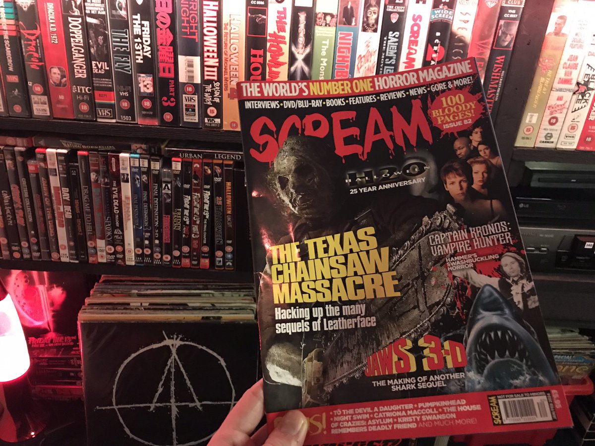 bartdekool's tweet image. Time to settle in with the new @ScreamHorrorMag