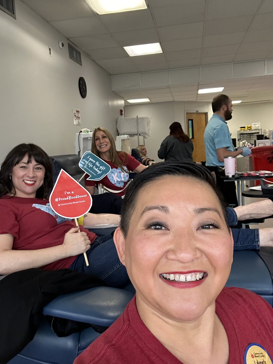 Patty4MO's tweet photo. Blood, platelet & plasma transfusions are needed every day to treat trauma, surgical & cancer patients, moms in labor & so many more. Join me in celebrating #NationalBloodDonorMonth w/ @CommBloodCtrKC Sign up to donate blood at https://t.co/LjOcN8zcPb #GiveLifeKC #MOLeg https://t.co/6KFiuGFUcU