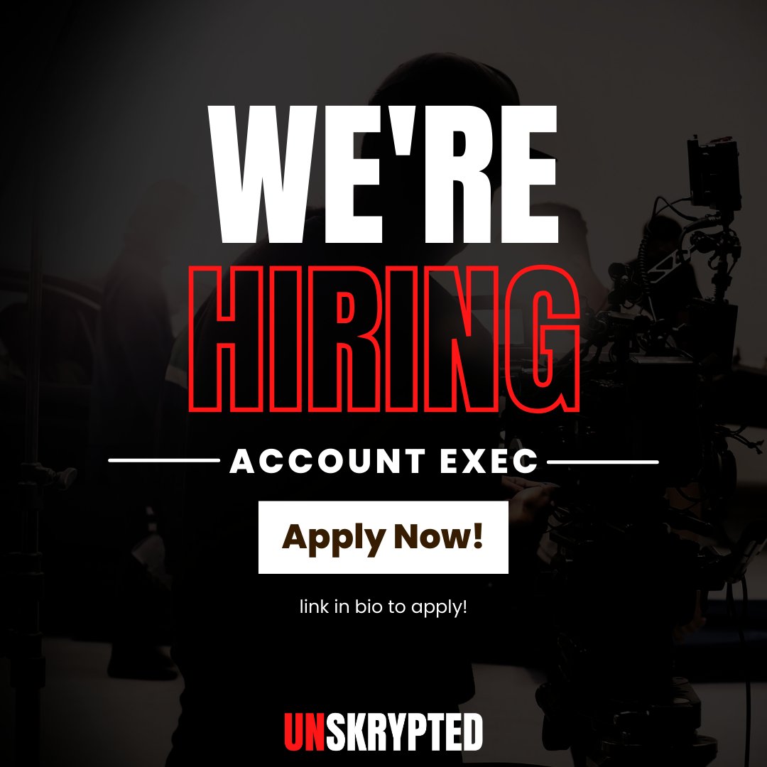 🌟 Join the Unskrypted Media Team! 🚀 We're on the lookout for a Senior Account Executive If you're a DMV based, results-driven go-getter passionate about the media-business intersection, this is your moment! 🎉 Based in the DMV, enjoy flexible hours to match your hustle.