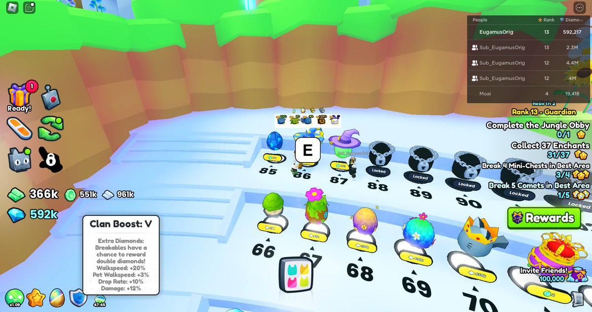 EugamusOrig2's tweet photo. Clan Boost: V #EUG clan Congratulations team!!! 🥳🥳🥰
#PetSimlator99 @BuildIntoGames
@Sage_Away @madzmaia23 @njthesimulator @TryHardJason454 #Mommy_Orca #Orca_Big #0msk1rt #EugamusOrig #EugamusOrig1 #JohnNorween #EogAlt_36 #Joy_AnneS #MommyyOrca #SweetToothPastes https://t.co/a4Up9f4os0