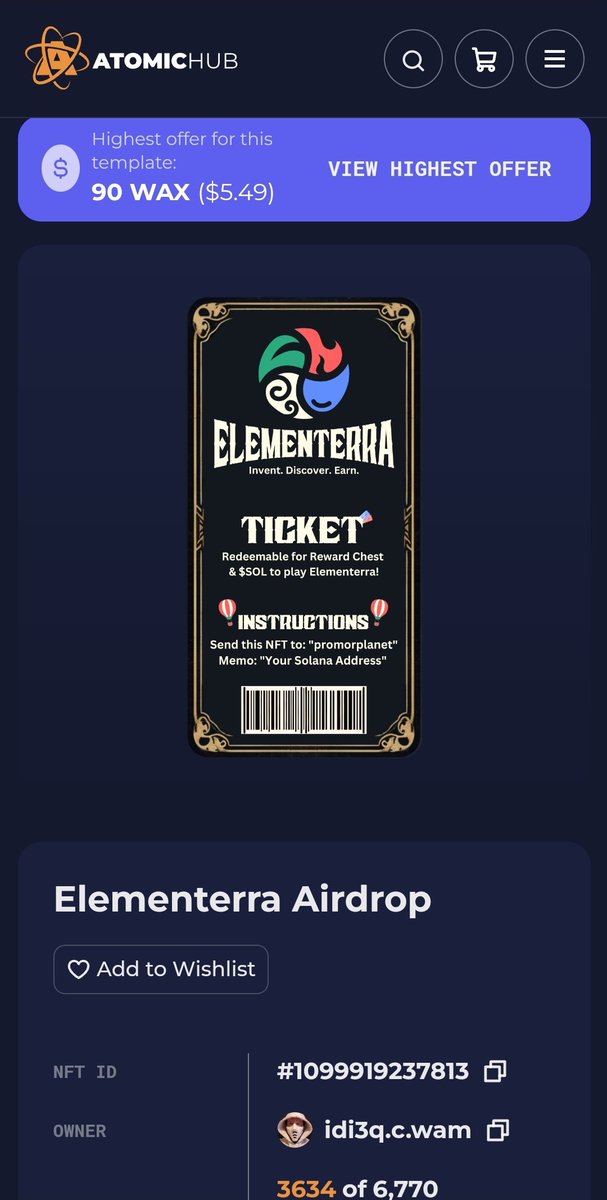 _Canada804's tweet photo. I don't check my @WAX_io wallet often, but I did today. Does anyone know what this is? Do they have any players? I like new games, but this one has slipped past me.
#NFT #gaming #wax #elementerra https://t.co/jKrYF7gBKA