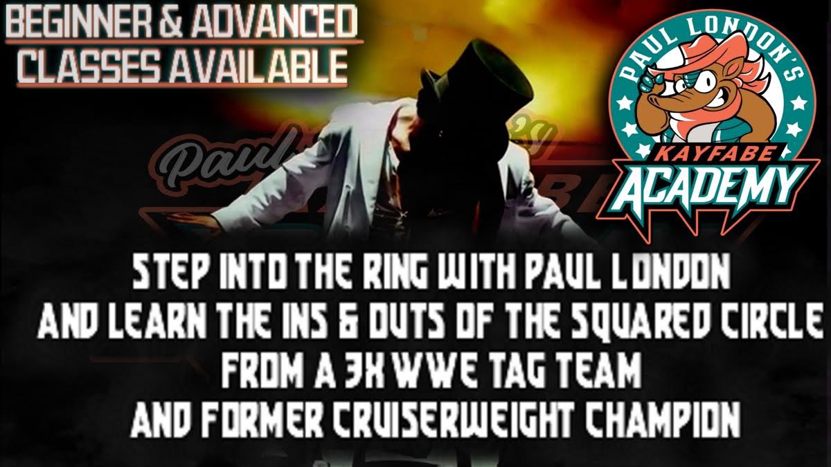Kayfabe_Academy's tweet photo. Beginner diagnostics begin this weekend and we can’t wait to get started! 
Our Advanced and Beginner classes begin on 1/28 so sign up today to train with 3x WWE Tag Team and former Cruiserweight Champion Paul London.
#wrestling #prowrestling 

Sign Up: https://t.co/oIitjOQy1E https://t.co/dmyaCcXNwA