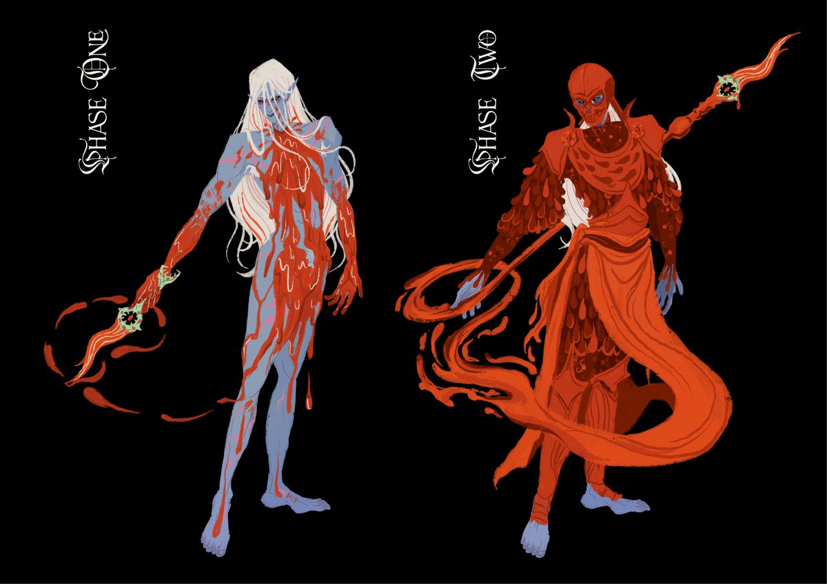 「Thinking about phases of boss armours fo」|👽🍸💕のイラスト
