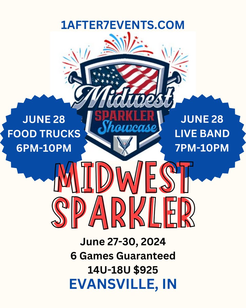 Are you ready for some Fourth of July fun this summer? Celebrate with us in Evansville, IN and enjoy some good fun, music, and softball! We look forward to seeing you there!