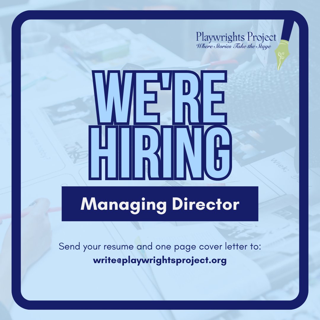 Playwrights Project tweet media