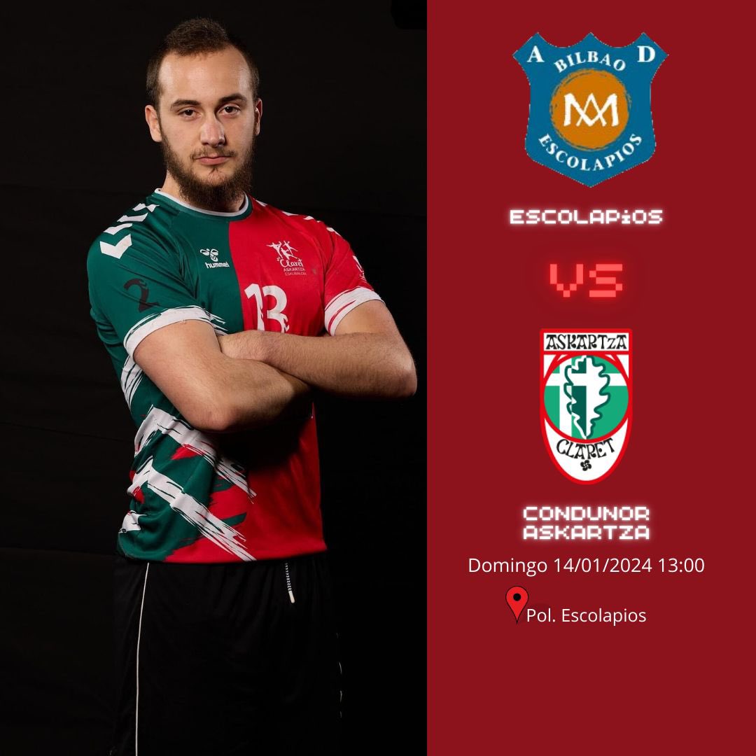 Os traemos el horario de las jornadas senior de este fin de semana. Ánimo chic@s!! 💪🏼  #Balonmano #Handball #Eskubaloia #EskubaloiaBizkaia #Condunor #LemaTransit #SomosUnEquipoDePatioDeColegio #Arriaga #AupaAskartza #AskartzaEskubaloia
#leioa