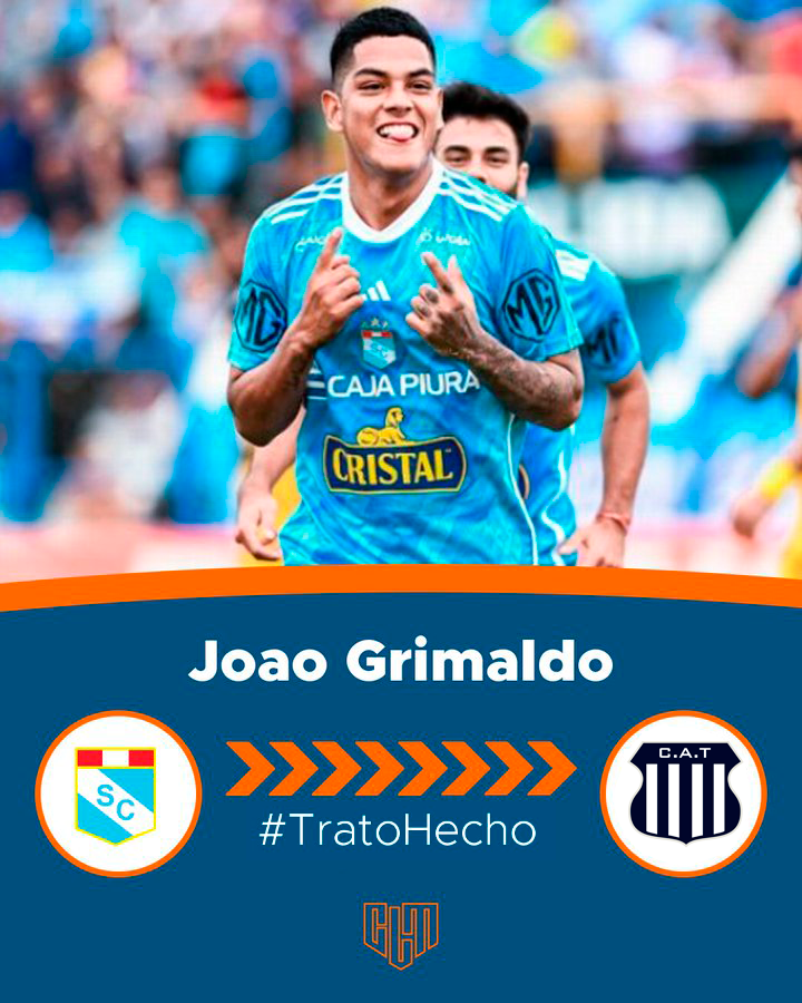 🚨Joao Grimaldo es nuevo refuerzo de #Talleres.
*️⃣El club cordobés hizo una propuesta superadora a la de #Belgrano por el extremo peruano y finalmente jugara en su máximo rival.
#TratoHecho