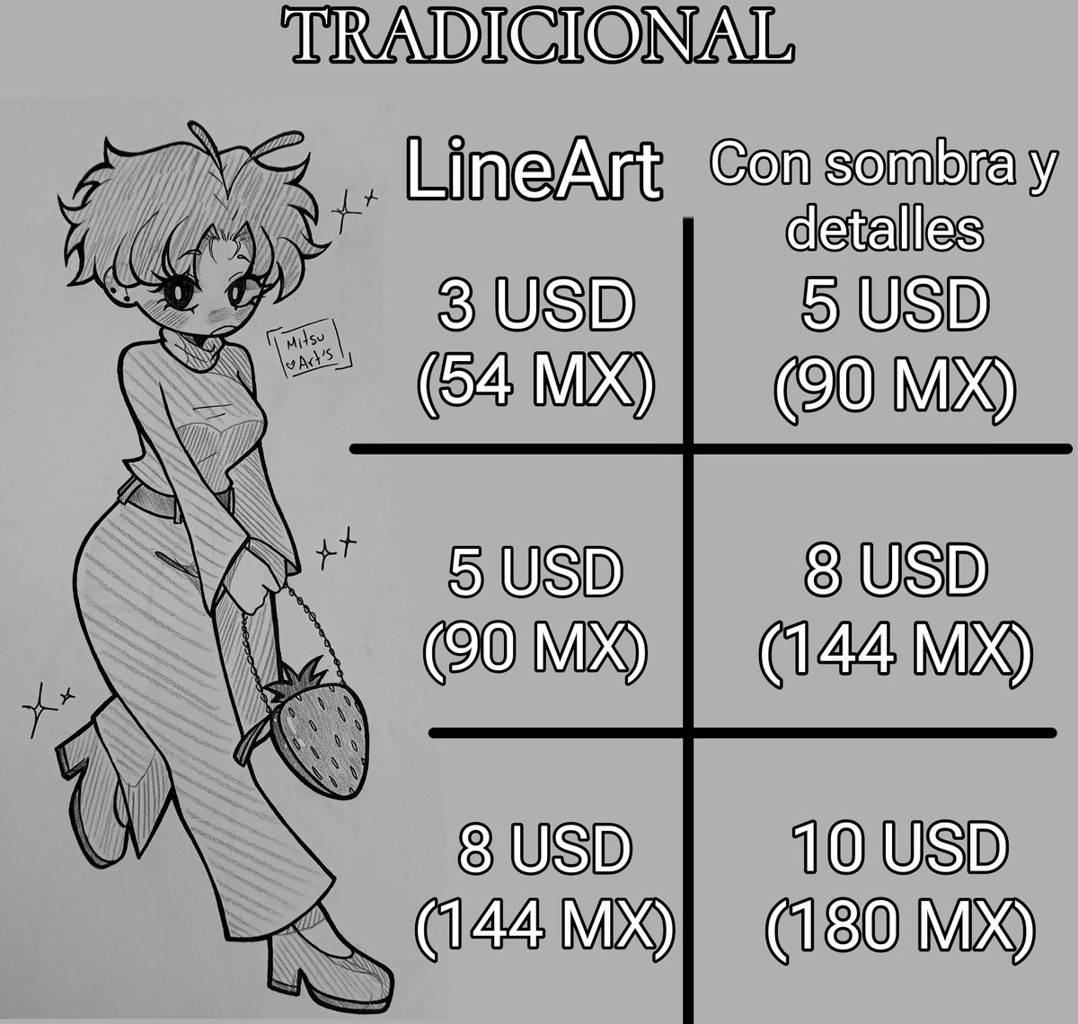 MitsuArts_006's tweet photo. Olvidé publicar aquí mis comisiones jsjs solo me habla el que llegue a estar interesado 🫶✨

#comissionsopen https://t.co/UyUKPEkaxV