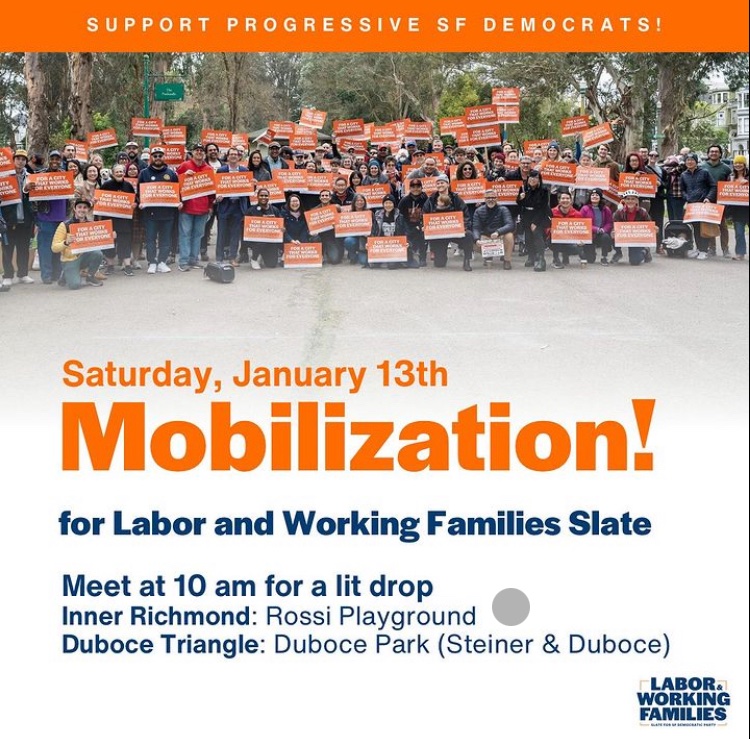 vickvchung's tweet photo. The Labor and Working Families team and volunteers are lit-dropping to San Francisco voters this weekend. Join the team 10am in the Richmond District Saturday, and in the Sunset on Sunday to share info on the campaign for progressive leaders! #SF #RichmondDistrict #SunsetDistrict https://t.co/08Md5Au13K
