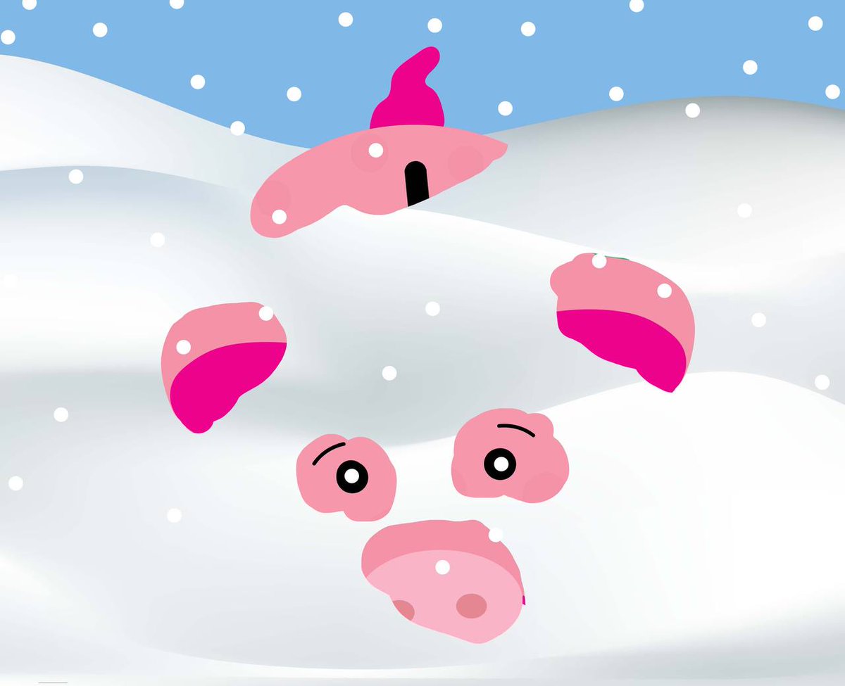 MakePiggyOink's tweet photo. Snowed in! https://t.co/9pbZDRuxYX