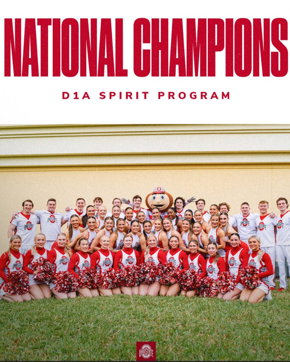 OSU_SpiritSquad's tweet photo. 2024 Spirit Program National Champions! https://t.co/EzeM2Wyy18