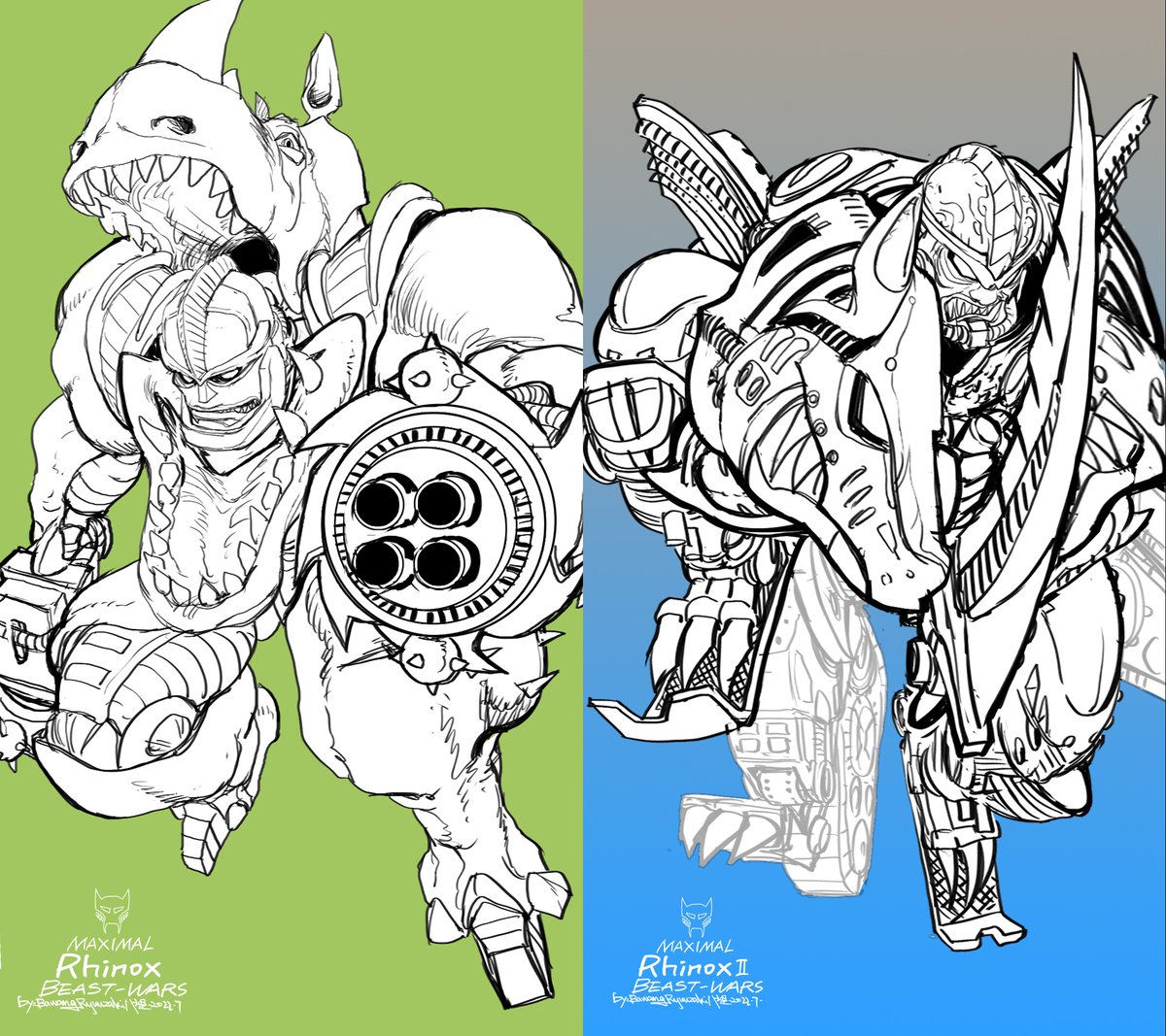 BW_008's tweet image. 《Transformers:Beast Wars》-Rhinox! #TransformersRiseoftheBeasts #Transformers