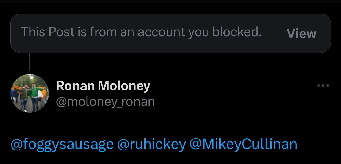 ruhickey's tweet photo. @moloney_ronan @1000waystod1e @foggysausage @MikeyCullinan I actually prefer my sanity thank you https://t.co/ZZx7TGxpGH