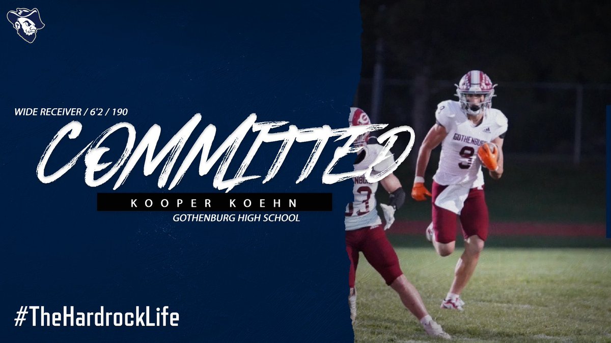kooper_koehn's tweet image. Thank you to my family and friends for helping me through the process, with that being said I am 100% Committed!
@CoachRyanGent @Coach_Rose_23 @coachflohr @HardrockerFB @SwedeStrength @PrepRedzoneNE #TheHardrockerLife