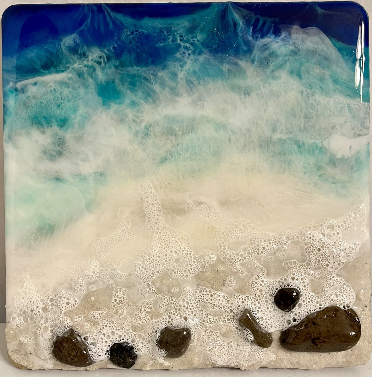 Haven’t posted for a while, but still creating. A couple of resin pieces I did recently. Just shot the pieces with my phone, so lighting could be much better.