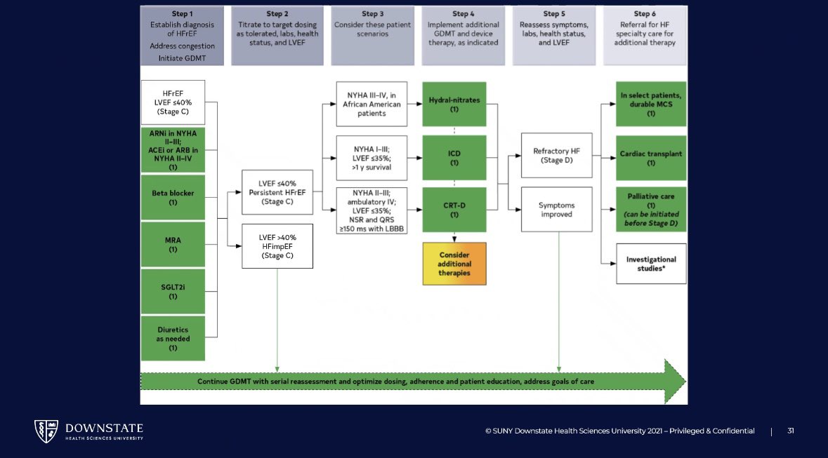 Great presentation today by @s7saith Re: the most recent ACC / AHA / HFSA Heart Failure Guidelines❣️✨
#FunctionNotFailure 
#HeartSuccess
#GDMTworks