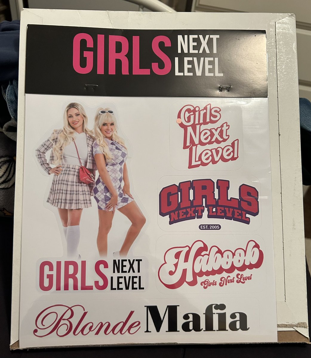 Received my GNL stickers and they’re huge! Worth every single penny. Thank you @hollymadison & @Bridget