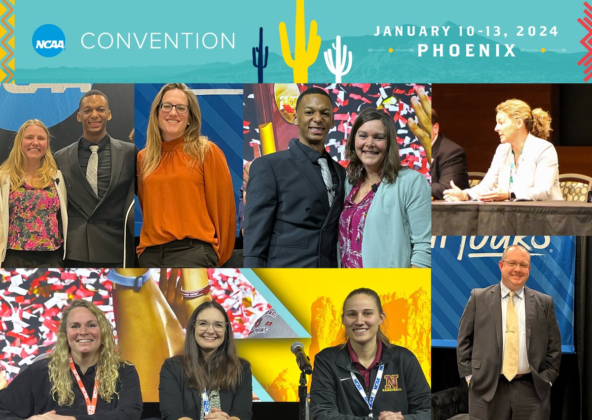 A special Thank You to all the NSIC representatives who served as panelists during this year's #NCAAconv

Topics included Student-Athlete Mental Health; DEI; NIL; Developing <a href="/NCAADII/">NCAA Division II</a> Campus &amp; Conference SAAC; and Congressional Advocacy Tools

#NSICProud