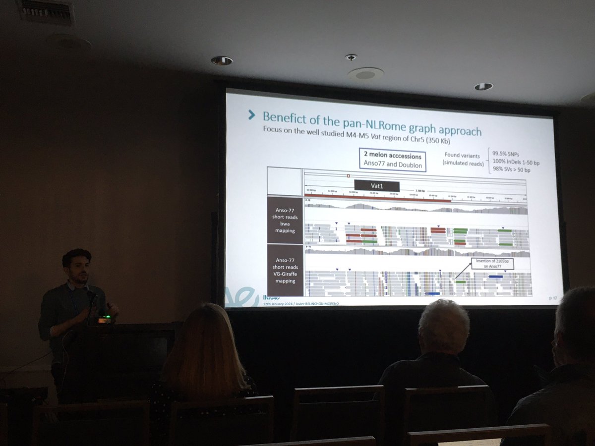 Pan-NLRome in melon by Javier (<a href="/Jav6745/">Javier Belinchon</a>) demonstrated the power of <a href="/nanopore/">Oxford Nanopore</a> adaptive sampling for studies of difficult genomic regions, even in hundreds of varieties…
#PAG31