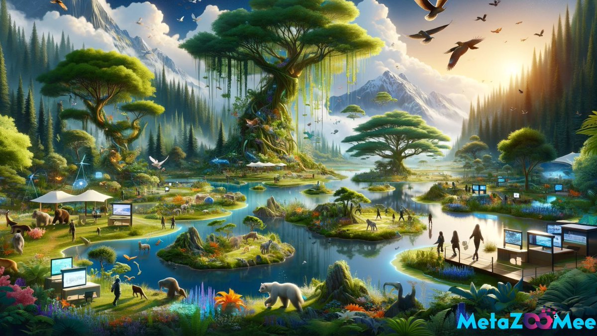 metazoomee's tweet photo. 🌿 Discover MetaZooMee's virtual nature reserves. Explore digital landscapes, learn about wildlife, and engage in environmental conservation. Nature redefined in the metaverse! #MetaZooMeeNature #VirtualConservation $MZM 🌳 https://t.co/6enZbngZ3Z