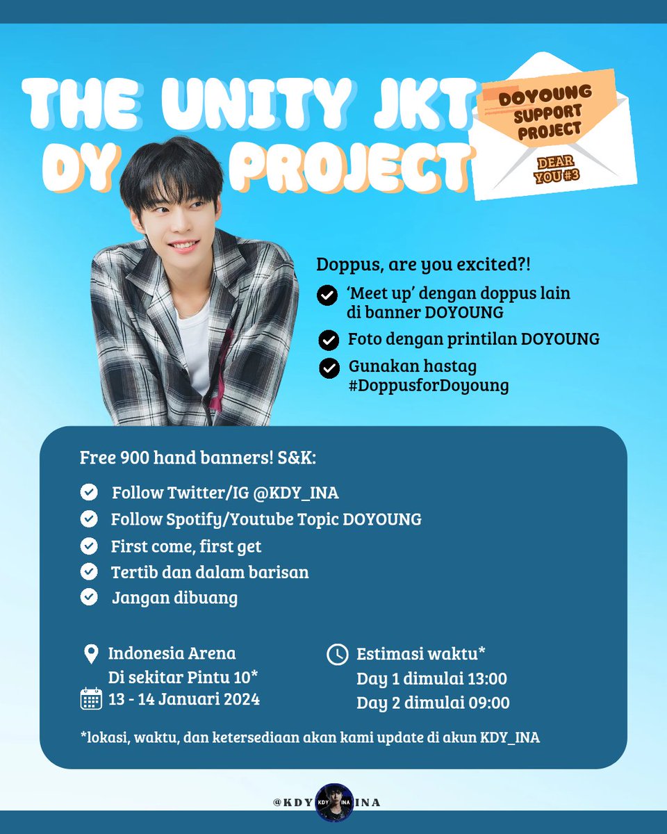 KDY_INA's tweet photo. β¬ ππ°πΊπ°πΆπ―π¨ ππΆπ±π±π°π³π΅ ππ³π°π«π¦π€π΅ β¬
THE UNITY in JAKARTA
Terima kasih untuk partisipasinyaπ Bantu RT tweet ini agar sampai ke semua yang sayang Doyoung!
See you soon and make sure to scream the loudest for Doyoungπ°
#DearYouProject
#λμ #DOYOUNG https://t.co/uagUI5To3v