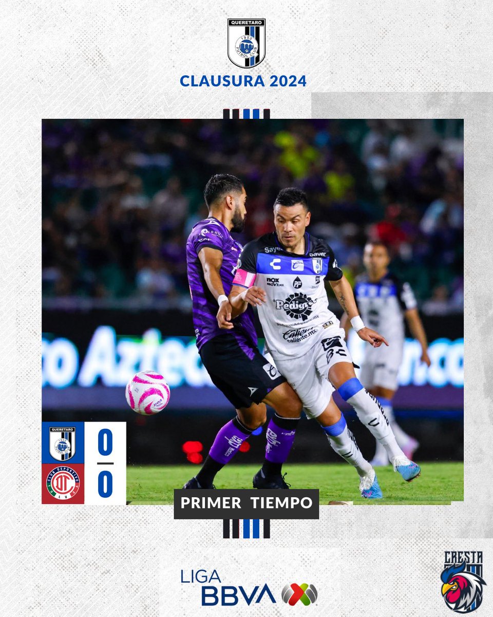 Cresta_Oficial's tweet photo. Jornada 1
Liga BBVA MX
@Club_Queretaro 🆚 Toluca FC
No te pierdas ni un solo detalle de este emocionante encuentro. Sigue todas las actualizaciones en nuestras redes sociales 👇🏻
Instagram: 📸 https://t.co/umoWm5WXf2
#OrgulloDeGallo #TeamCresta #SiempreGallos 🐔💪🏻 https://t.co/pPSASsUTJ3