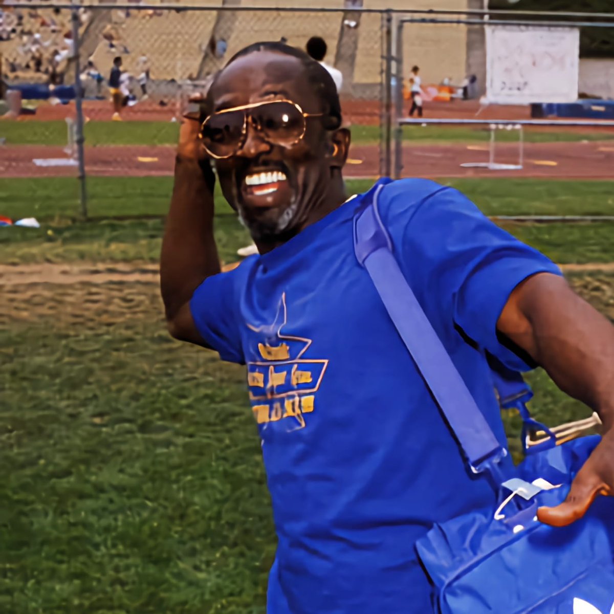 At UCLA's Drake Stadium in 1989.

#80s #GarrettMorris #LosAngeles #BackInTheDay #UCLA #TrackAndField