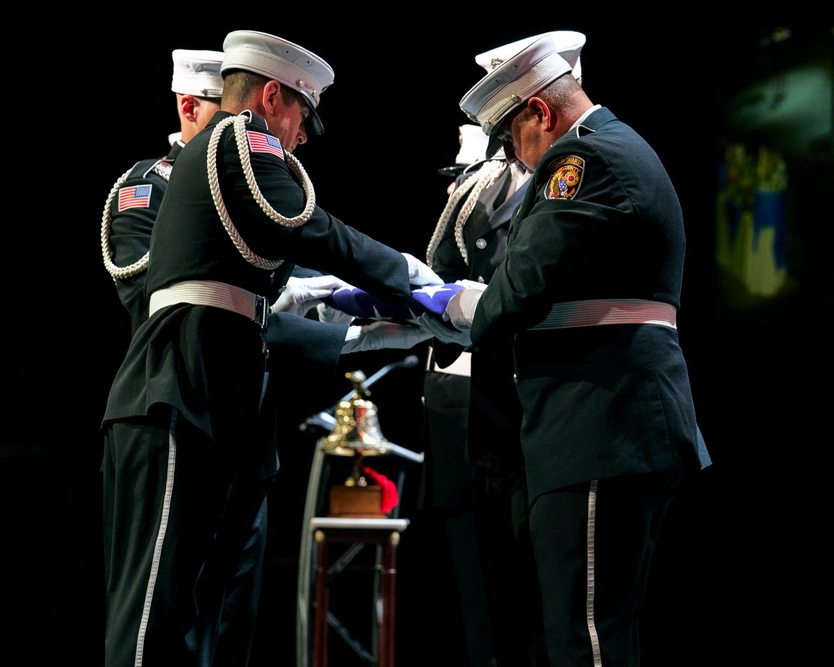 Today we paid our final respects to our friend, our brother, Deputy Chief Warren Whitney. A husband, father, mentor, and friend, he was 28 year veteran of the @ClarkCountyFD. His final alarm answered, Chief Whitney will forever be missed.