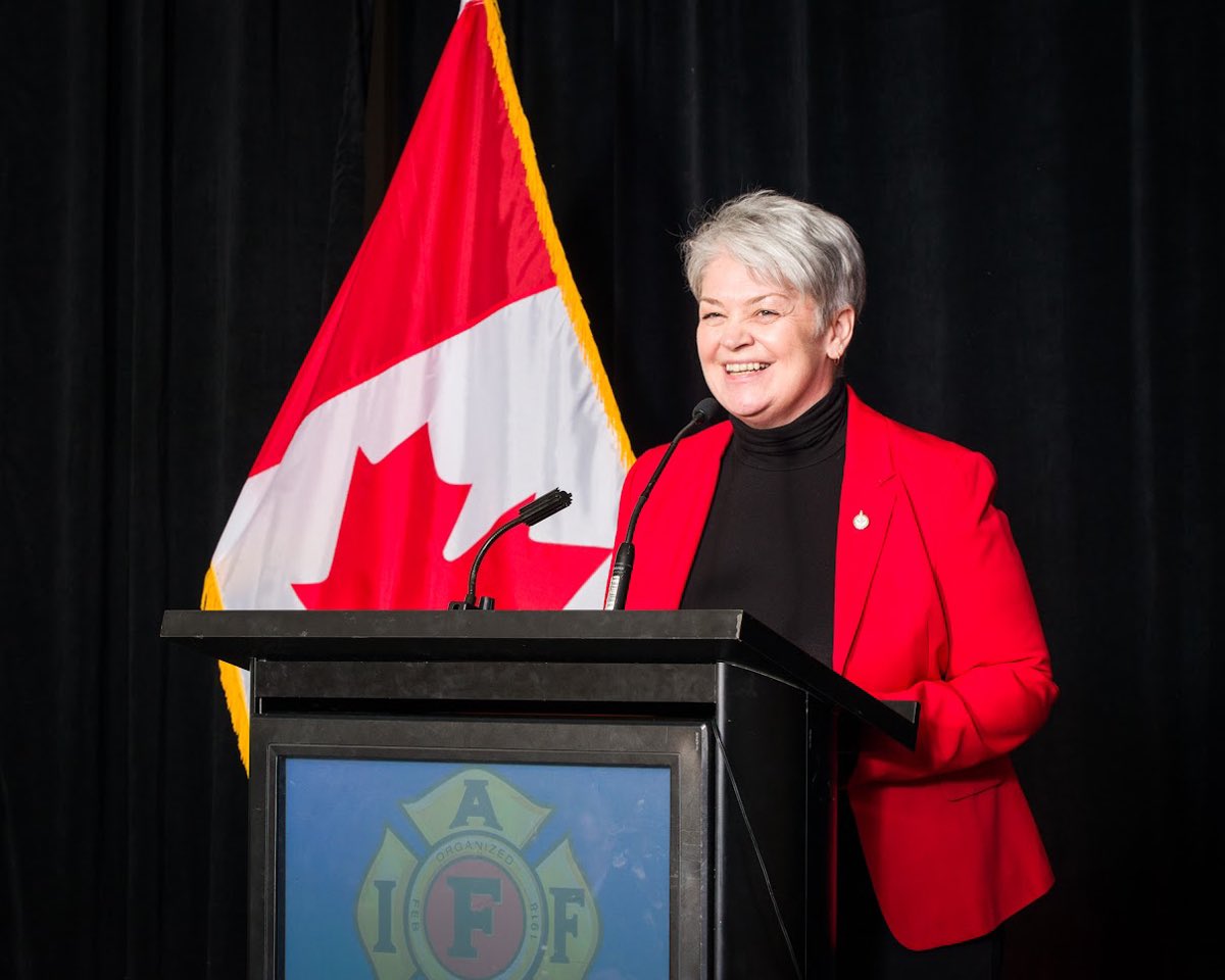 Meet Sherry Romanado. 

Sherry serves as a Montreal area Liberal MP. In early 2022 Sherry introduced Bill C-224 to the Canadian House of Commons. Bill C-224 introduced legislation that proposes a national framework to address occupational cancer in firefighters.