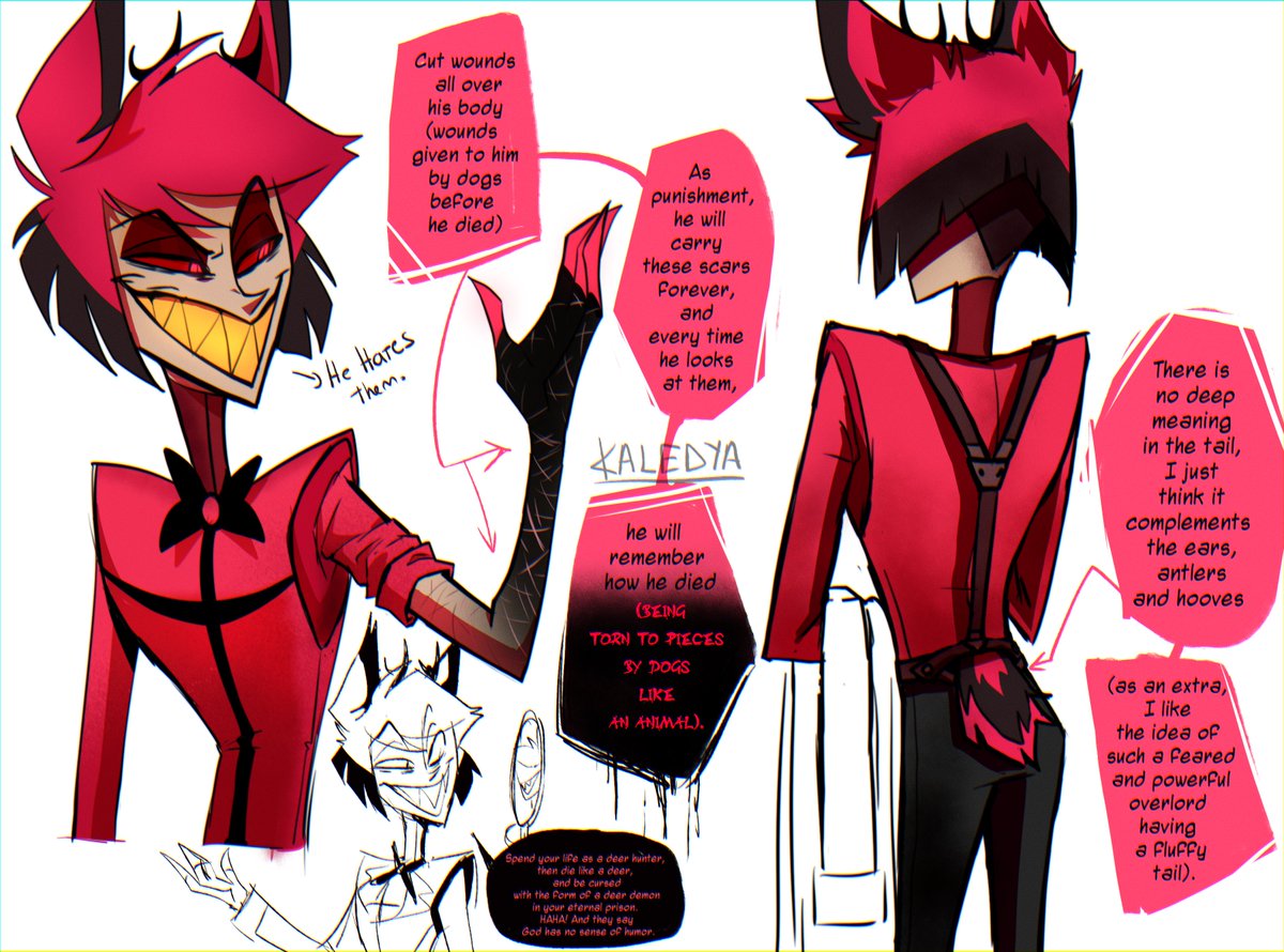kaledya_'s tweet photo. My favorite Alastor Headcanons

#HazbinHotel #HazbinHotelAlastor #HazbinHotelFanart #Alastor https://t.co/aWDkaOfAHs