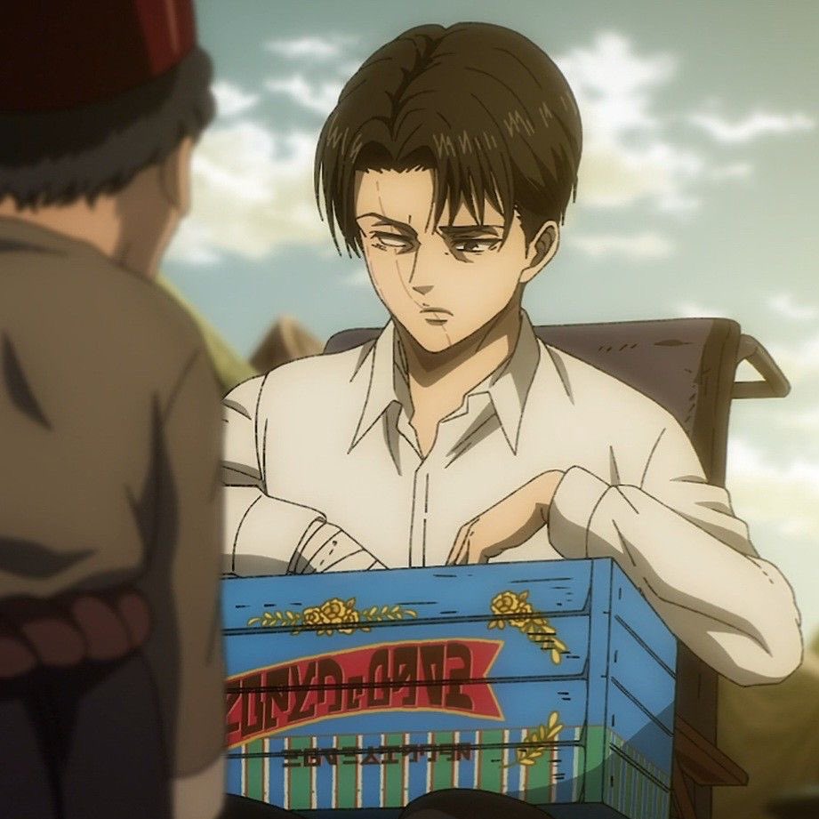 รีไวล์กำลังนั่งแจกขนมให้เด็กๆที่กำลังต่อแถวเรียงคิวมาเพื่อรับขนมจากเขา 

วันเด็กเข้ามาทั้งที , พอทุกอย่างสงบลงก็ยิ่งทำให้เขาผ่อนคลายมากขึ้นเช่นกัน 

“สุขสันต์วันเด็ก”