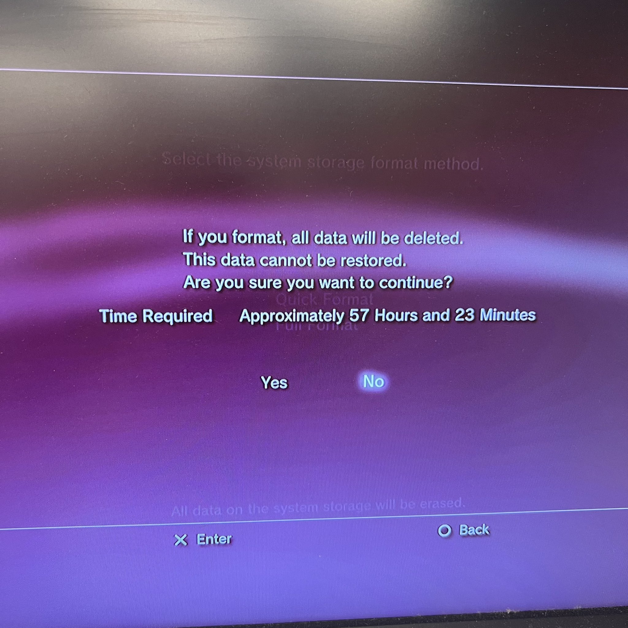 Ps3 system 2024 storage corrupted