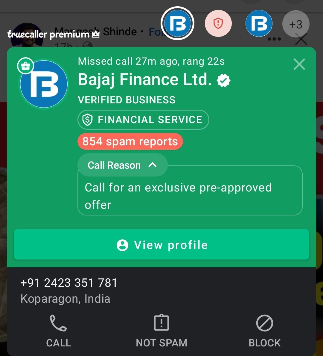 daringVinit's tweet photo. @Bajaj_Finance This is still happening. https://t.co/bfaRQfRbGc