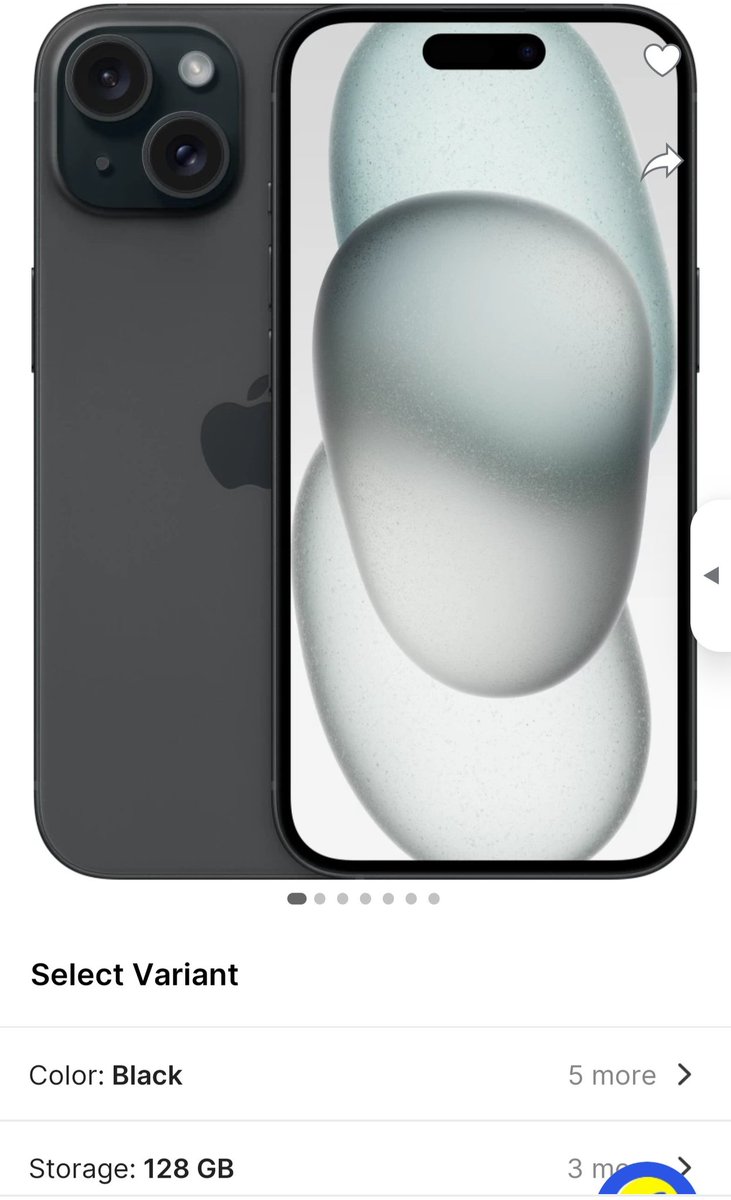 GyanTherapy's tweet image. Latest Apple iPhone 15 at 65,999/-
Good offer for iPhone users with Type C port &amp;amp; Dynamic Island (60Hz)
Isbaar Apple kafi pahle gir Gaya .... I mean price gir Gaya 🔥