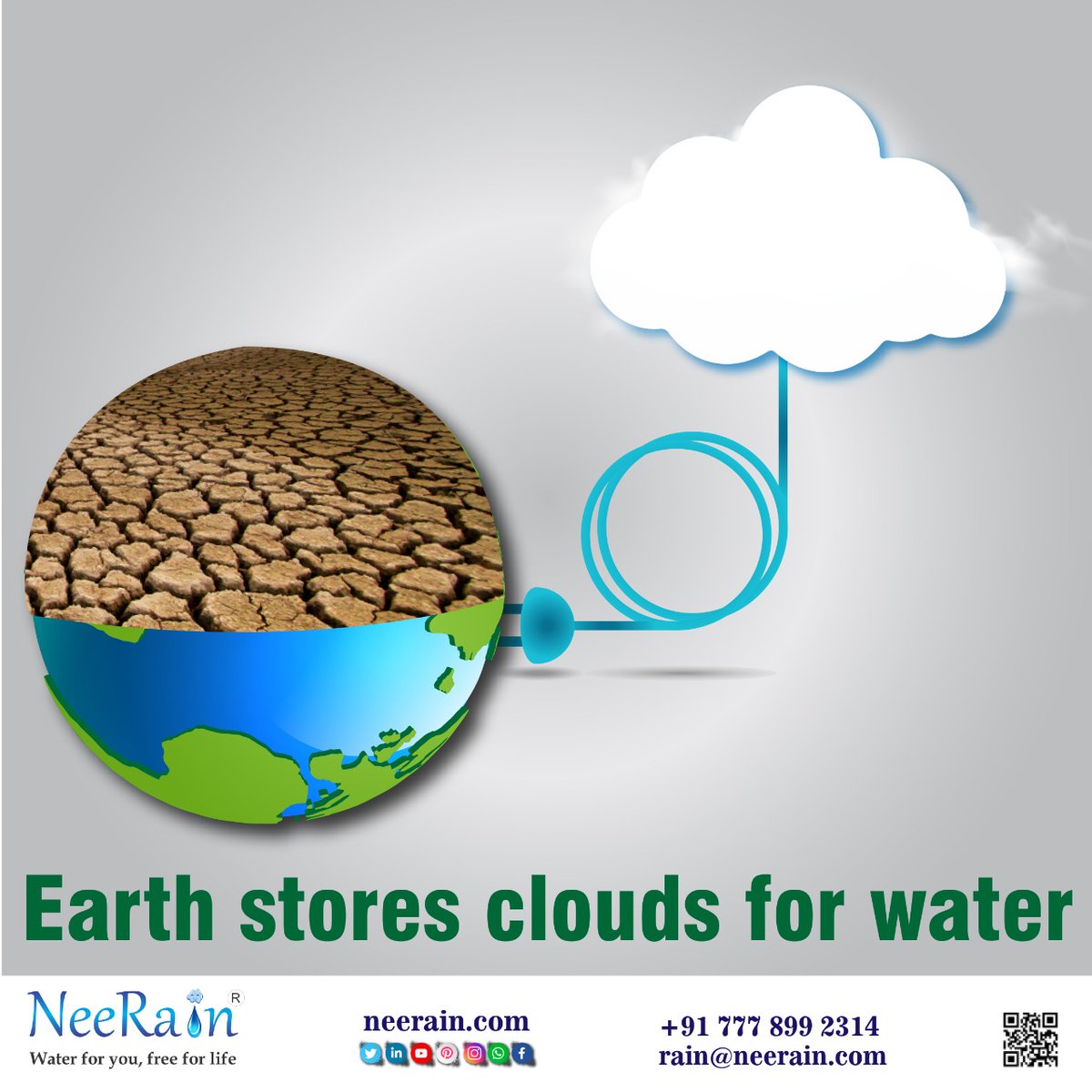 NeeRainKarnata's tweet photo. Earth stores clouds for water
#rain #RechargeWater #RechargeRain #Water #WaterForLife #waterharvesting #WaterConservation #savewatersavelife #Sustainability #ecofriendly #greenbuilding #GroundWater #Neerain #NeeRainFilter #rainwater #WaterInnovation #watermanagement https://t.co/XD7ZWtFAms