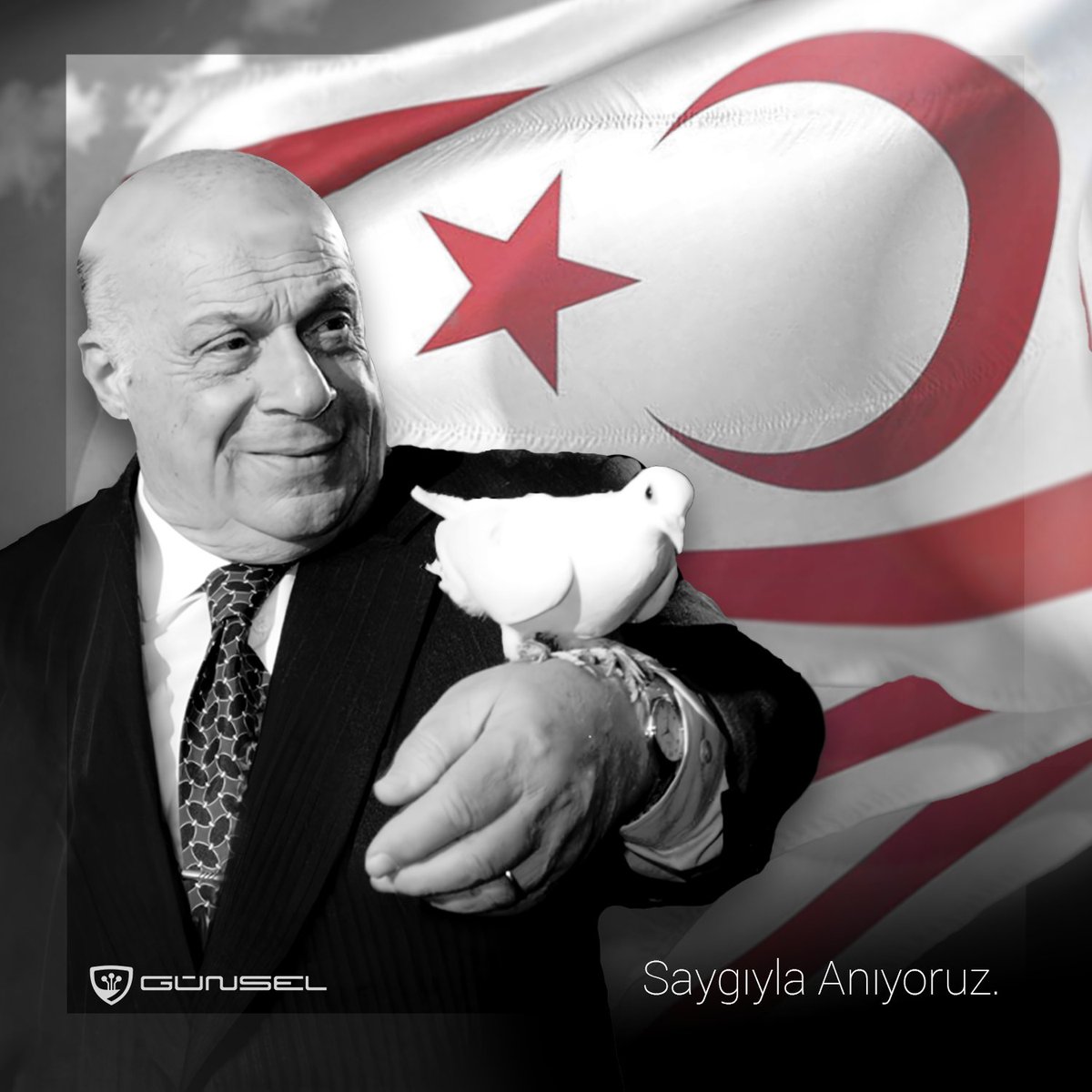 Kuzey Kıbrıs Türk Cumhuriyeti'nin Kurucu Cumhurbaşkanı Rauf Raif Denktaş'ı, ebediyete intikalinin 12.yılında saygıyla anıyoruz.

We respectfully commemorate the Founding President of the TRNC, Rauf Raif Denktaş, on the 12th anniversary of his passing.