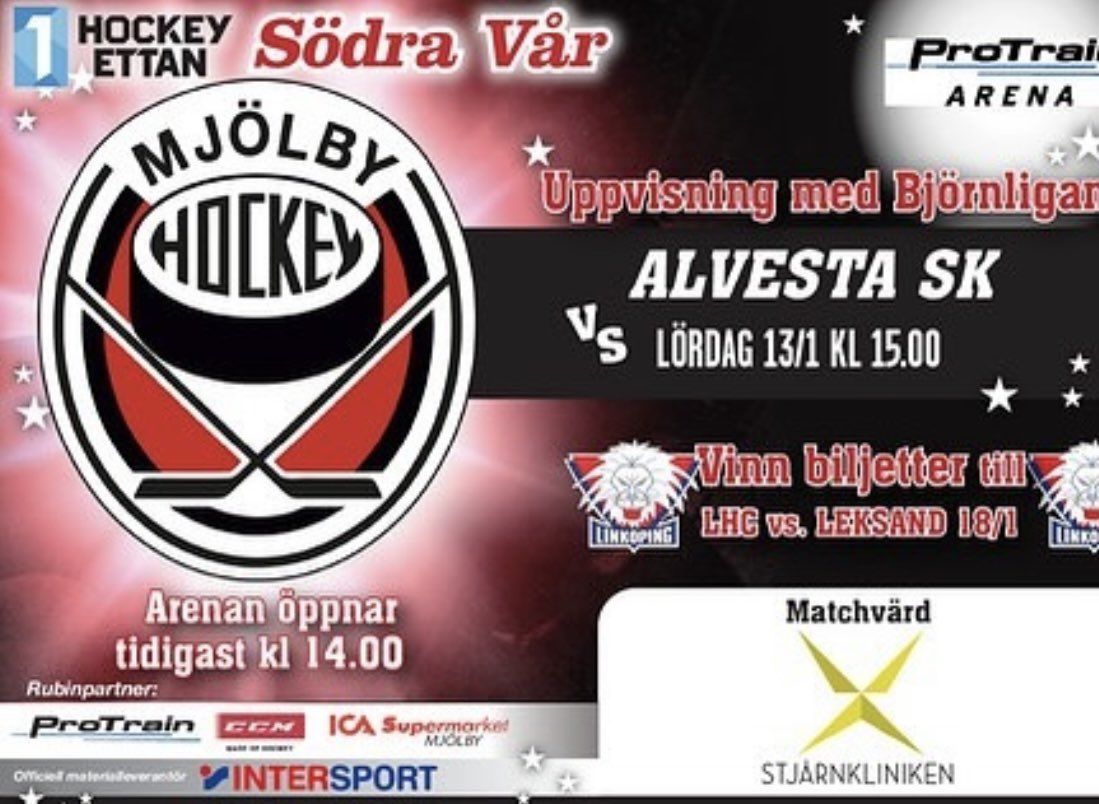 Mjölby Hockey (@mjolbyhc) on Twitter photo 