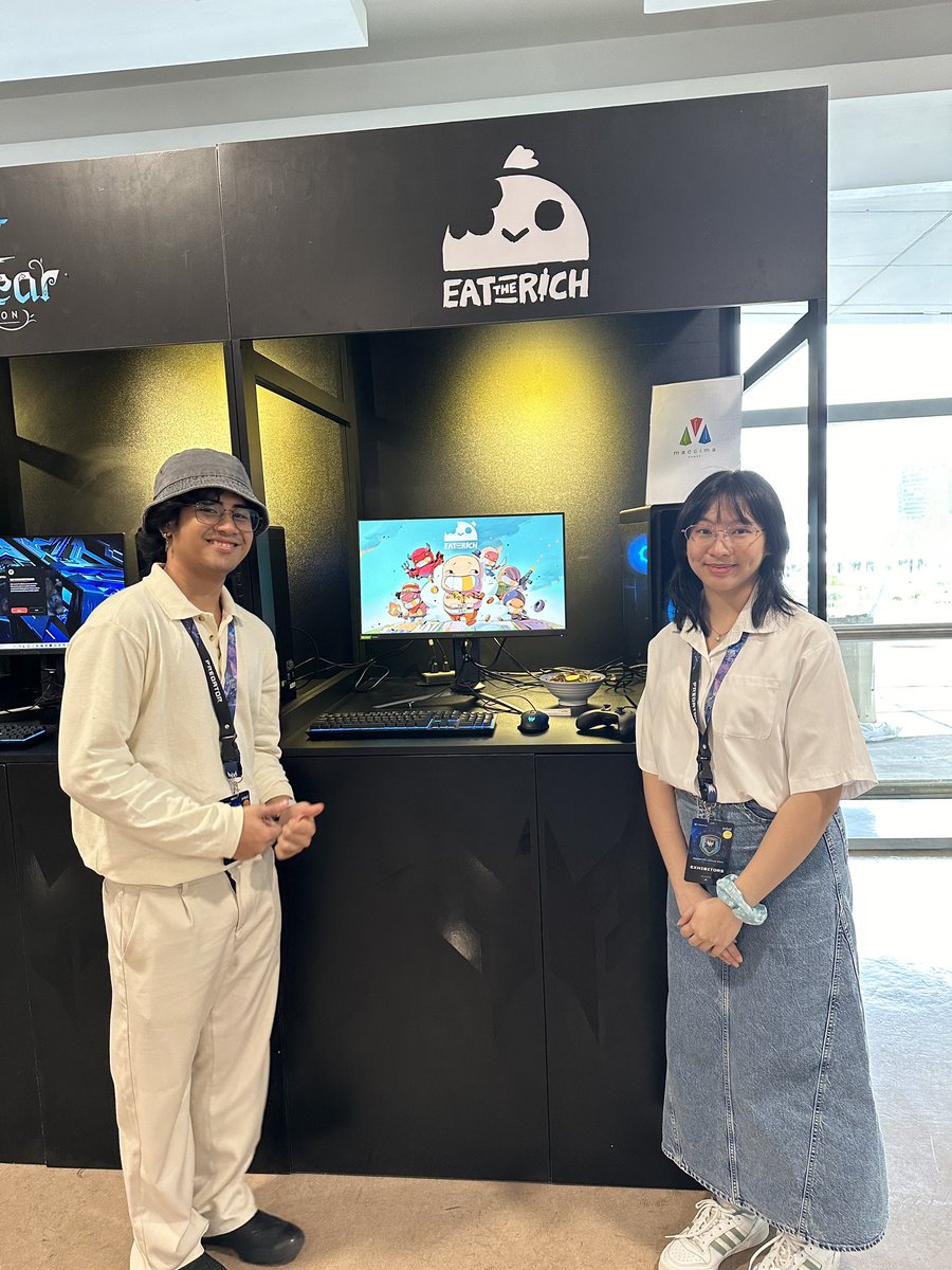 EatTheRichGame's tweet photo. We’re serving up a piping hot demo at this weekend’s #PredatorLeague2024! 🍽️ 

Grab a frenemy or three to try out new content for our billionaire brawler. We’ll be waiting at the indie arena 👀

Thanks to @predatorph for the opportunity 👾 https://t.co/6Uykppn4XM