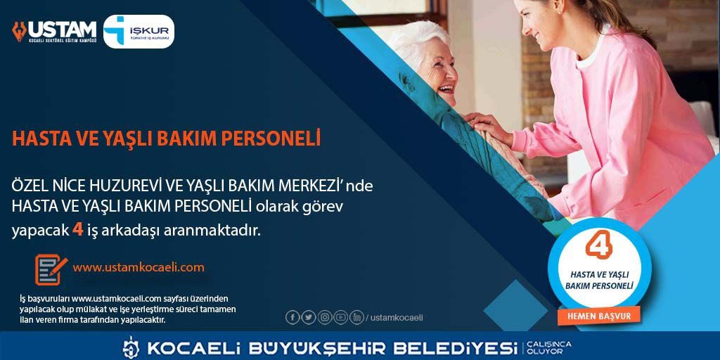 USTAMKocaeli's tweet photo. “İŞKUR” işbirliği ile açılan ilanımıza 
🌐https://t.co/DDHEJwXC0j sayfasına kayıt olduktan sonra başvuru yapabilirsiniz.
#ustamkocaeli https://t.co/Sbw7D2t4iY