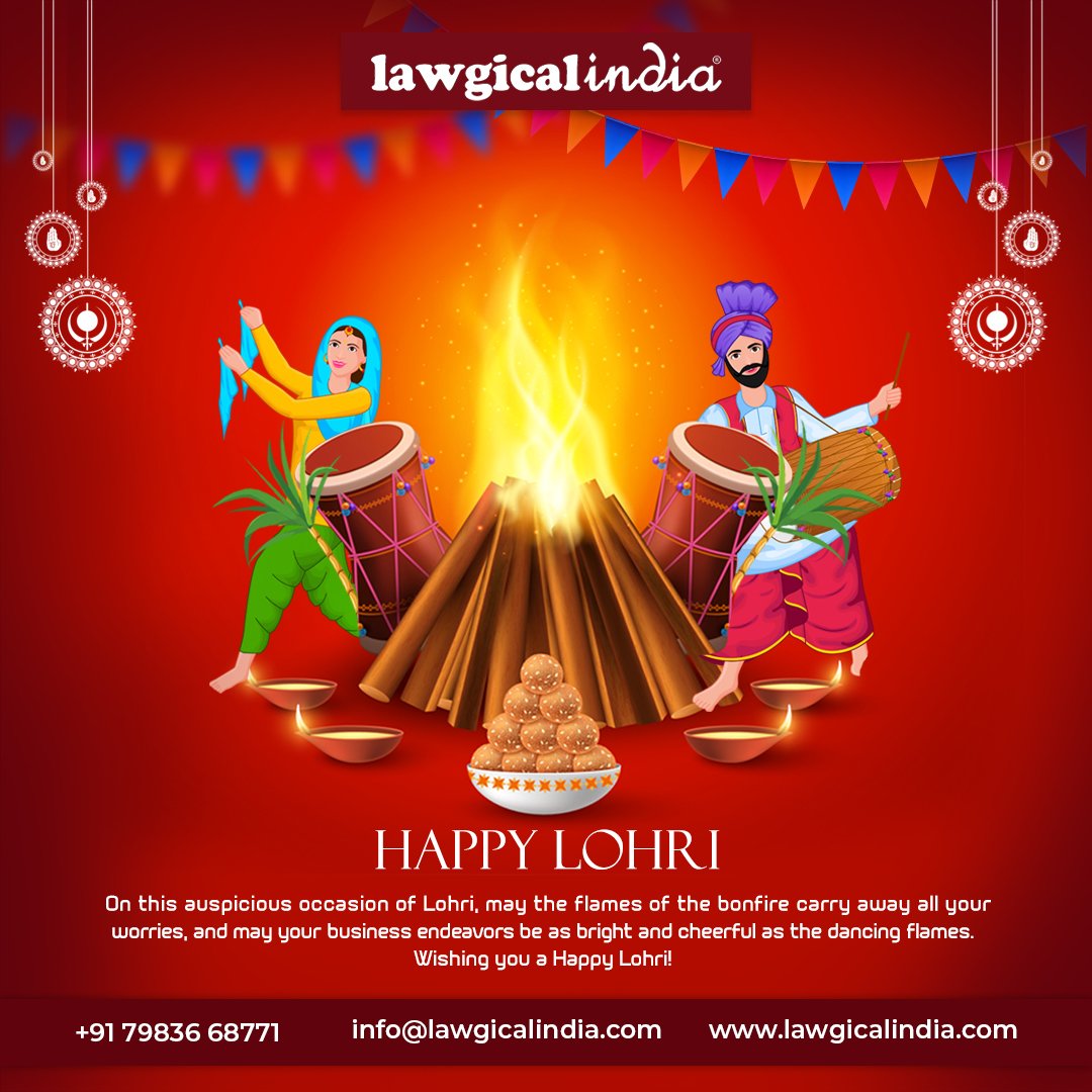 This #Lohri, may the sweetness of rewri get infused into your business aspirations and make it touch the limits of boundless opportunities and immense success...

Have a joyous #Lohricelebration!!!

#Lawgicalindia #festival #happylohri #india #indianfestival #lohrifestival