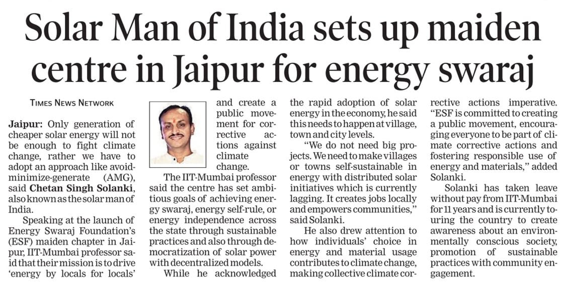 DrChetanSolanki's tweet photo. We launched #JaipurChapter yesterday with over 200 people from every industry to spread awareness about Corrective Actions for Climate Change, and renewable energy!
#EnergySwaraj foundation is continuously working towards #ActionForClimateCorrection
And we are looking forward to more such chapters across the country and more such enthusiastic volunteers as we have in #Jaipur now!
Thankyou for covering and spreading the news!
@Energy_Swaraj
@rpbreakingnews @viestories_com @blalclinicallab
