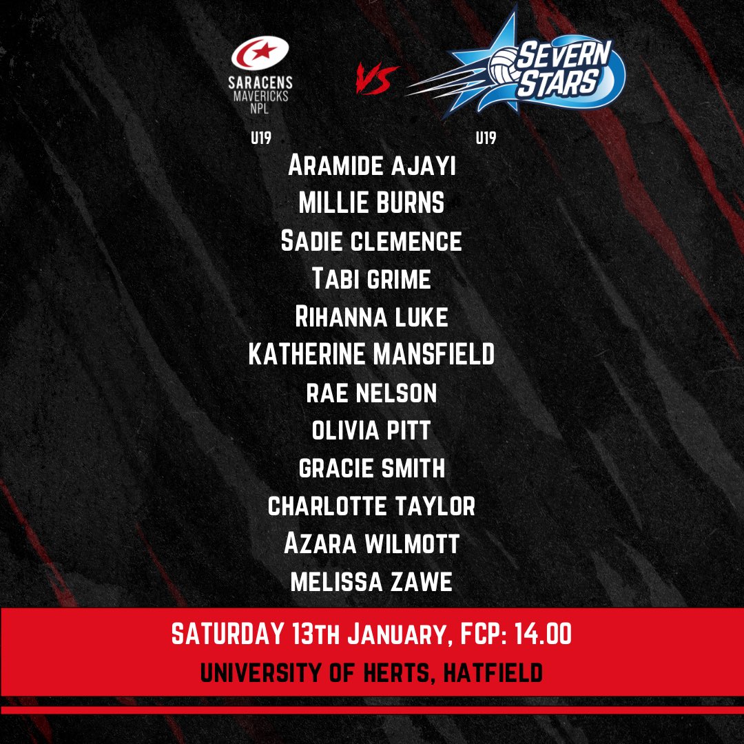 Its Game Day and our squads for today 🖤❤️🏐🖤❤️