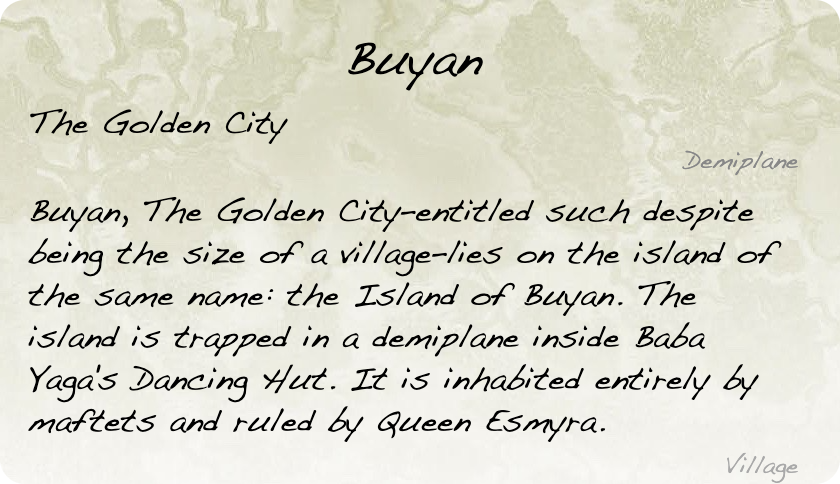 GolarionToday's tweet photo. Buyan

https://t.co/jfDBs2u0xE
#Buyan #TheGoldenCity #BabaYaga #Esmyra https://t.co/phZ1Xgpwes