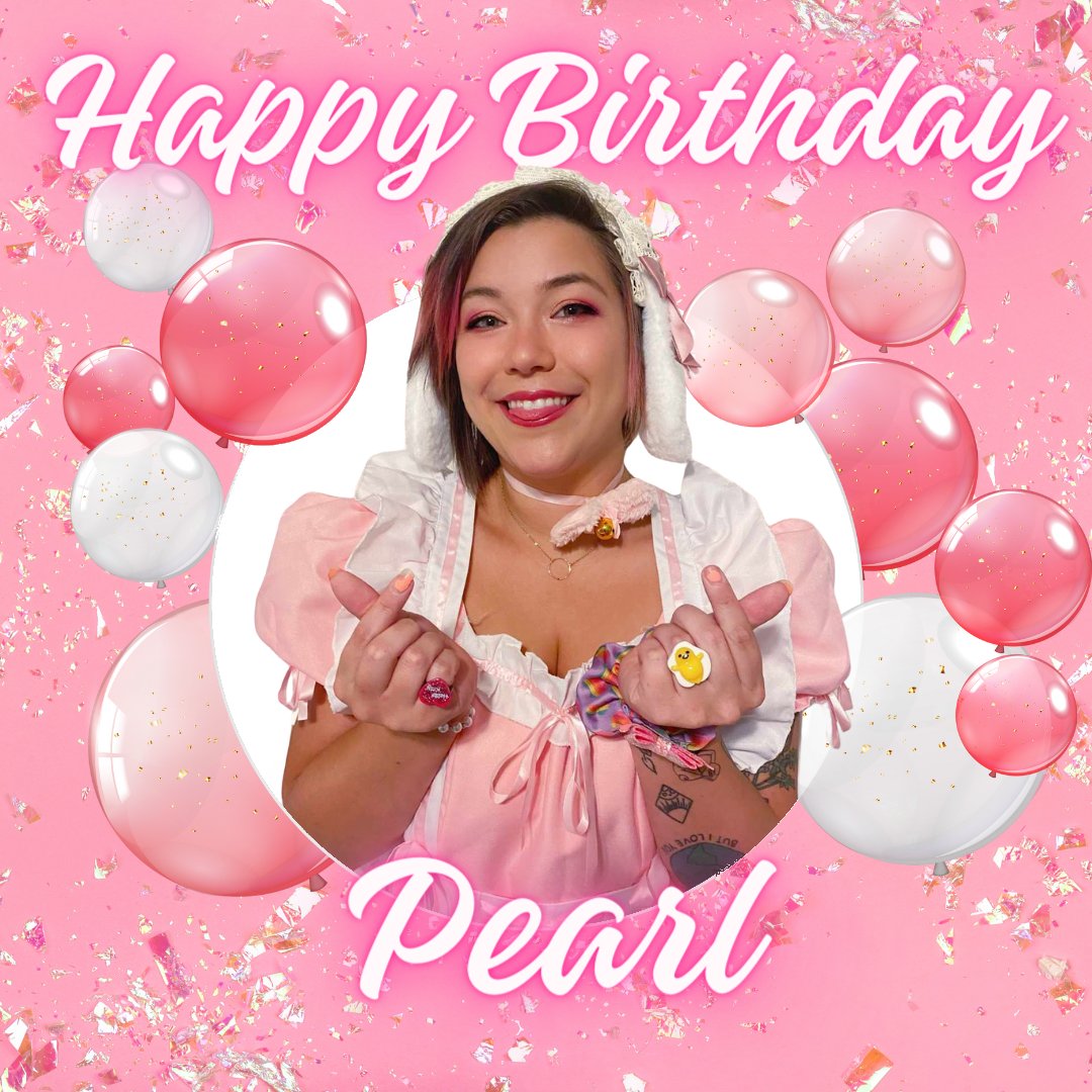 MilkPinkCafe's tweet photo. Please join us in wishing Maid Pearl a very Happy Birthday~! 🥳🎊

Pearly, we hope all your dreams and wishes come true on this birthday just for you! 🎂

#milkpinkmaidcafe #maidcafe https://t.co/EW5xLzhoKJ