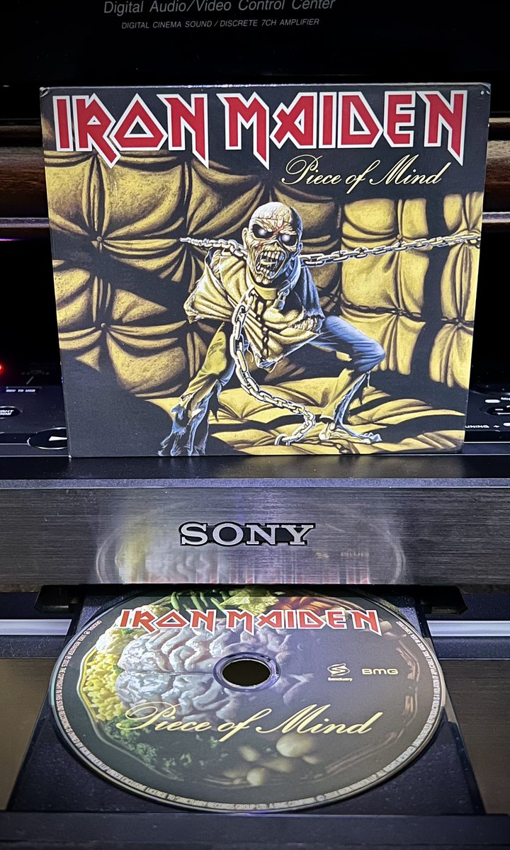 Yeah, yeah, yeah I listen to Maiden so much! Story of my life tell it to Eddie! 😉🤘🔥😂😂😂

#NowPlaying #IronMaiden #PieceOfMind #PhysicalMusic